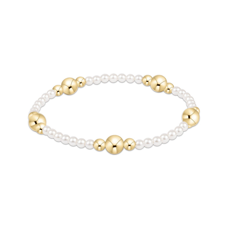 Purpose Gold 6mm Pearl Bracelet
