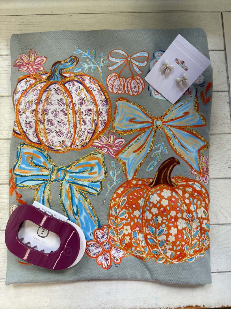 Whimsical Pumpkin Patch Tee