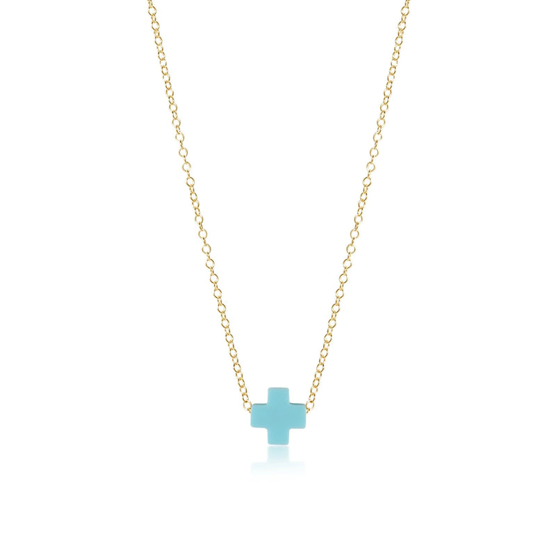 egirl 14” Necklace Gold - Signature Cross