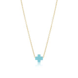 egirl 14” Necklace Gold - Signature Cross