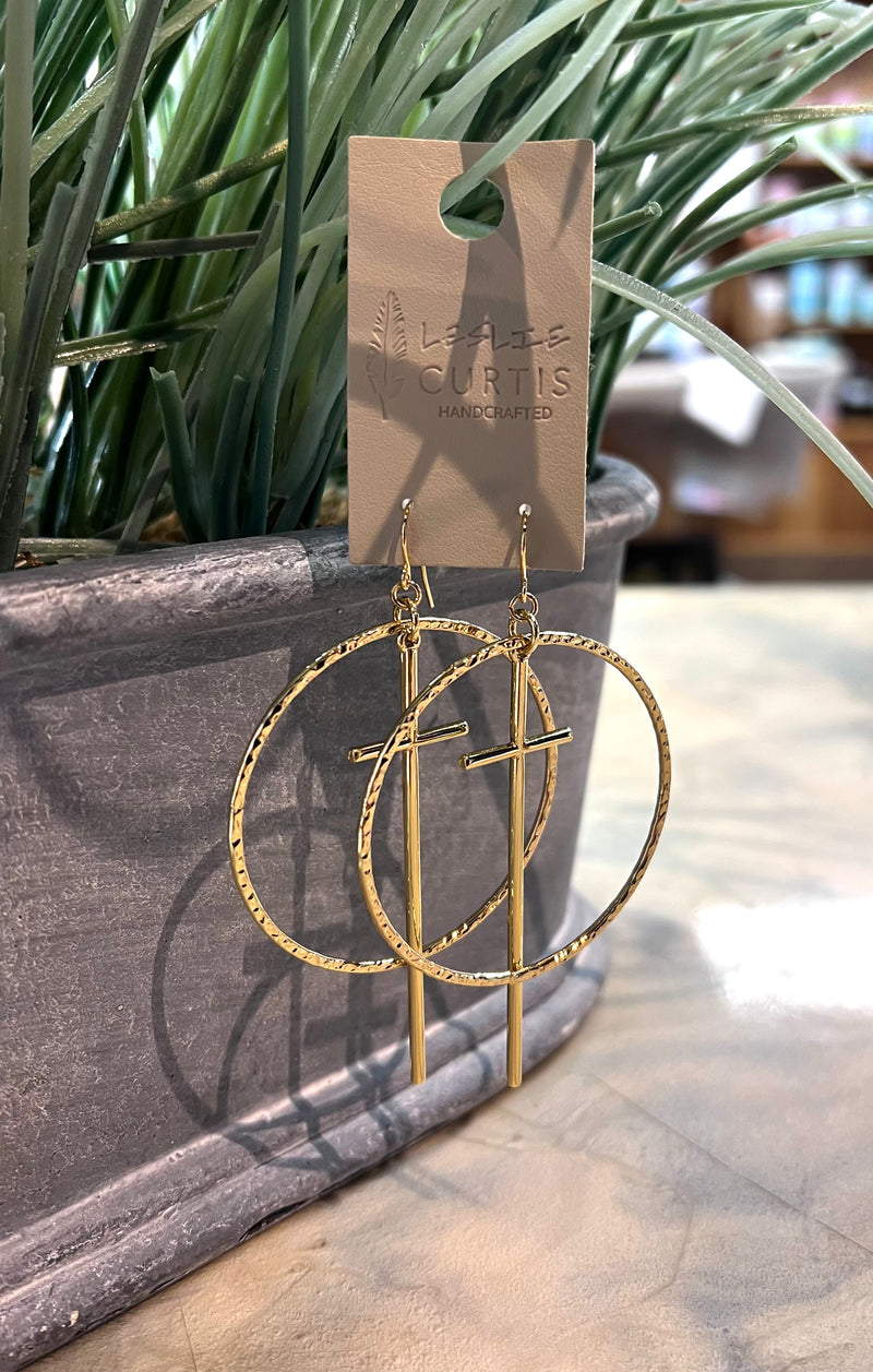 Miracle Cross Earrings