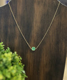Dainty Gemstone Necklace