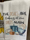 Spring Collection Waffle Weave Dish Towels