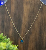Dainty Gemstone Necklace