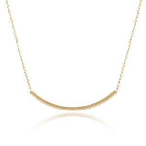16” Necklace Gold- Bliss Bar Gold
