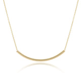 16” Necklace Gold- Bliss Bar Gold