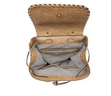 Saffron Textured Backpack