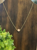 Dainty Gemstone Necklace